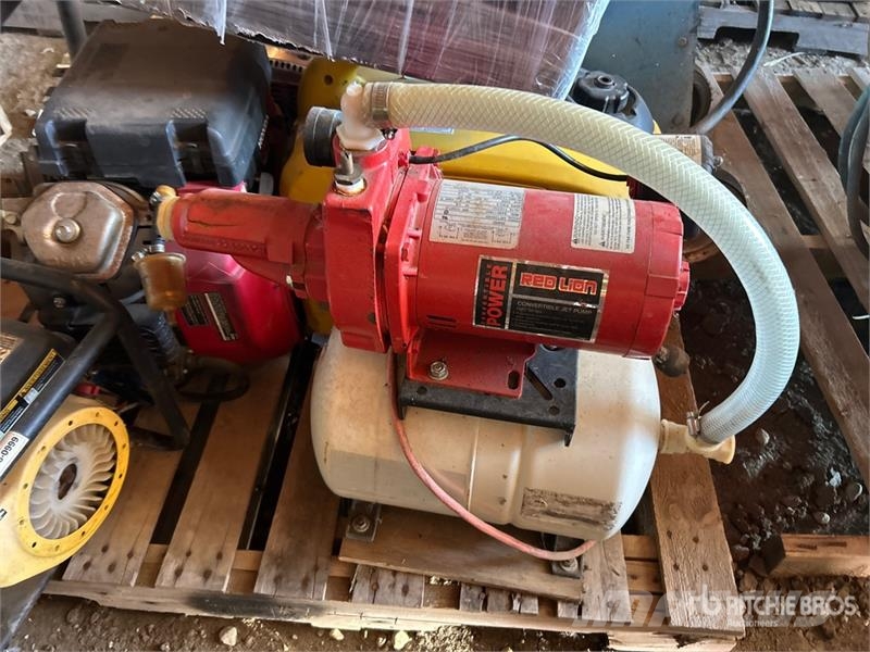 Water Pump, Gas Engine, Generator, Welder & Poly C Kiti naudoti statybos komponentai
