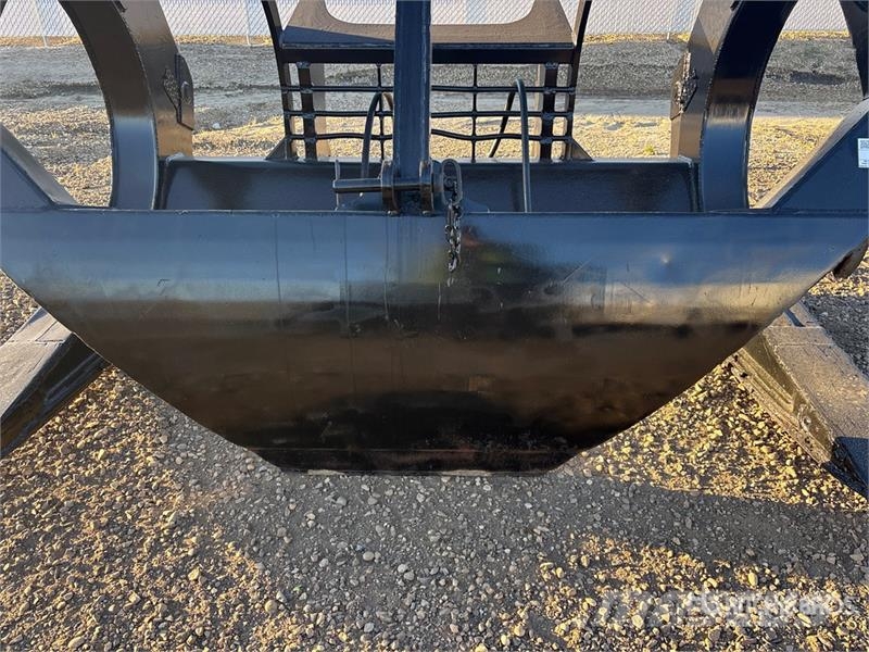 WBM 108 in Log Pipe Wheel Loader Grapple - Fits John D خطاطيف