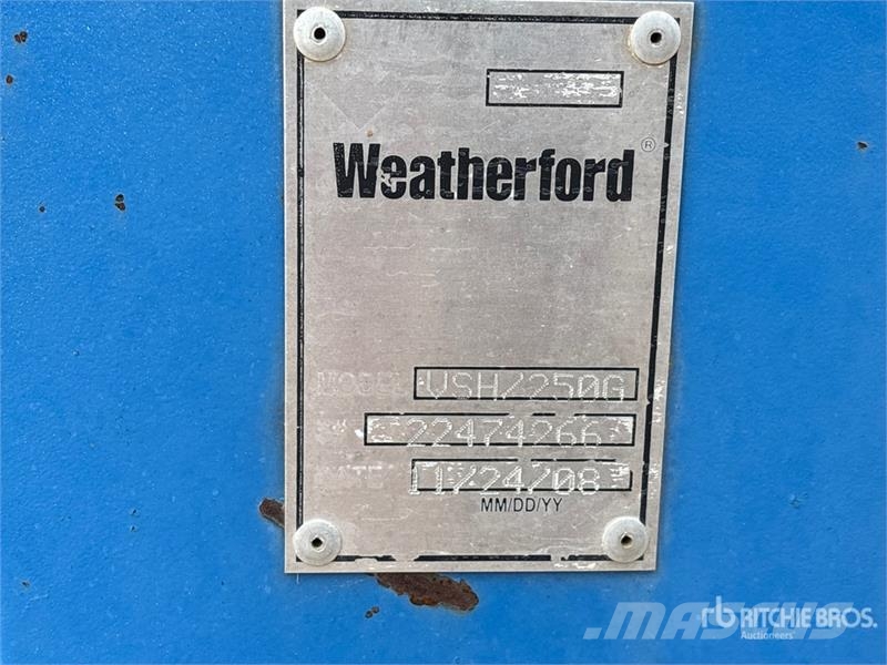  Weatherford VSH 250G Pump Jack Macchine utensili