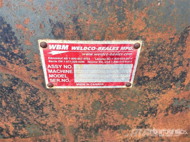 Weldco Beales 84 in Q/C Excavator Chuck Blade نصول