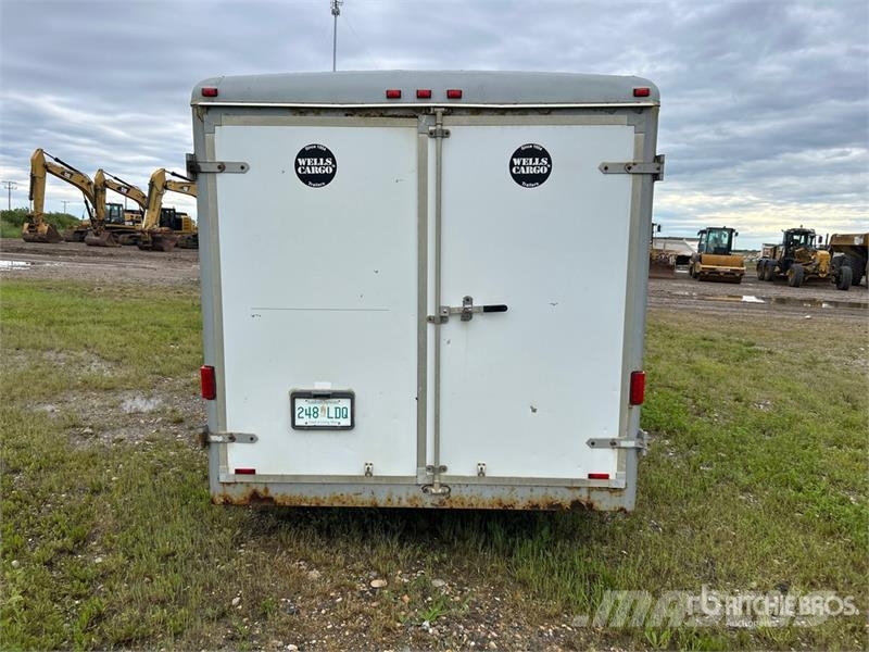 Wells Cargo 16 ft T/A Office Enclosed Trailer Gesloten opbouw trailers