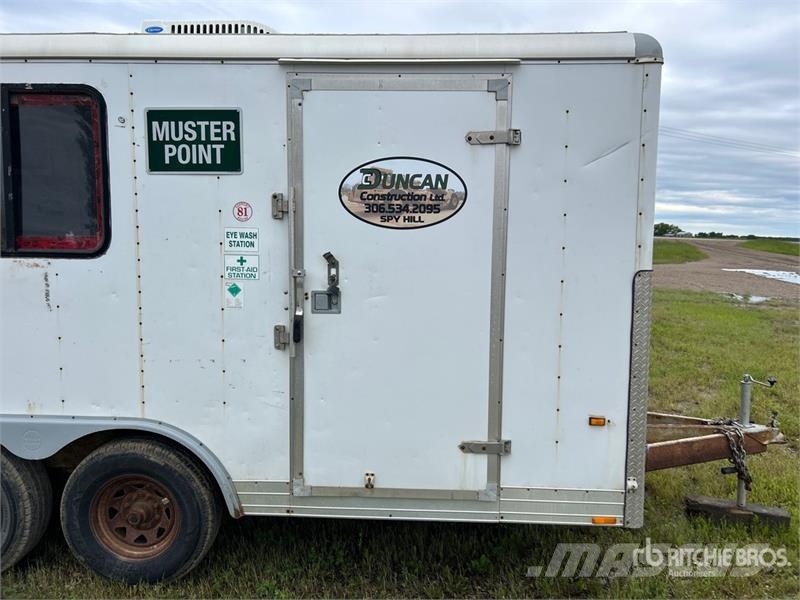 Wells Cargo 16 ft T/A Office Enclosed Trailer Gesloten opbouw trailers