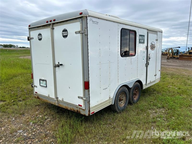 Wells Cargo 16 ft T/A Office Enclosed Trailer Gesloten opbouw trailers