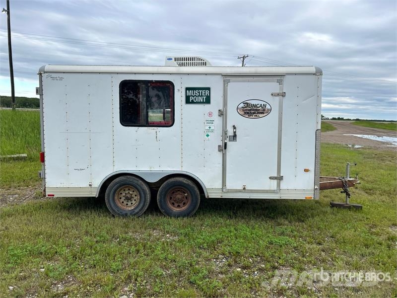 Wells Cargo 16 ft T/A Office Enclosed Trailer Gesloten opbouw trailers