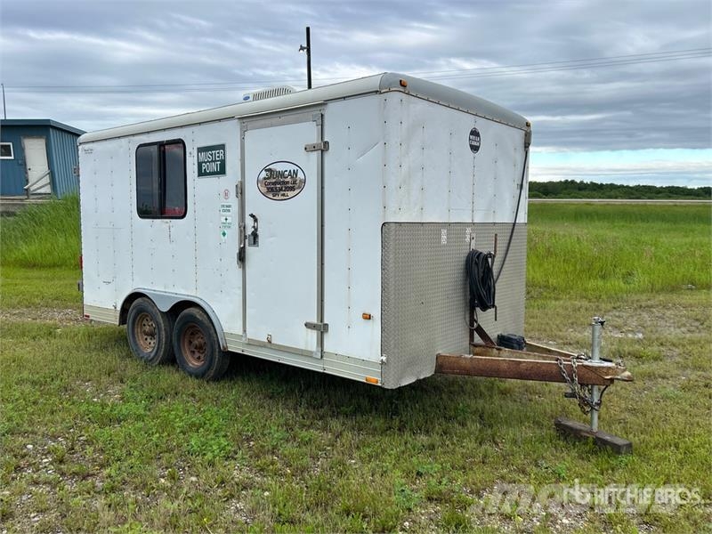 Wells Cargo 16 ft T/A Office Enclosed Trailer Gesloten opbouw trailers
