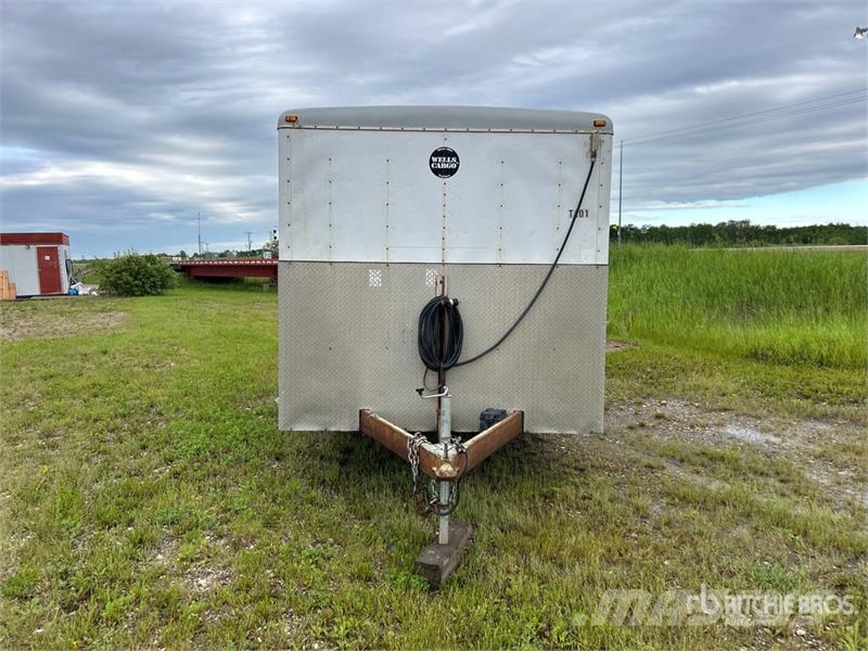 Wells Cargo 16 ft T/A Office Enclosed Trailer Gesloten opbouw trailers