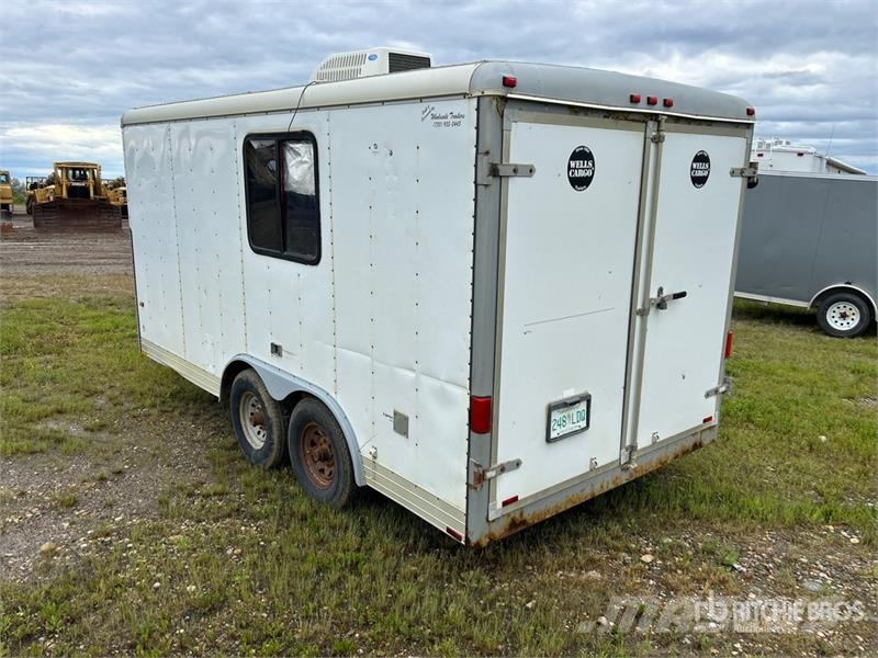 Wells Cargo 16 ft T/A Office Enclosed Trailer Gesloten opbouw trailers