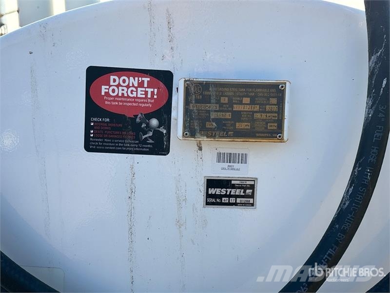 Westeel 1000 gal Diesel Fuel Tank 연료 및 첨가제 탱크