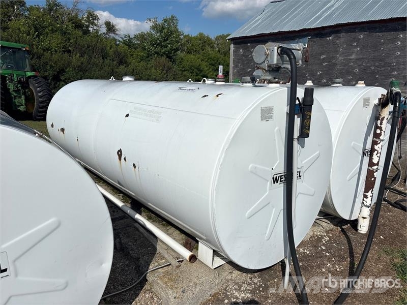 Westeel 1000 gal Diesel 1000 Gallon Fuel Tank 연료 및 첨가제 탱크