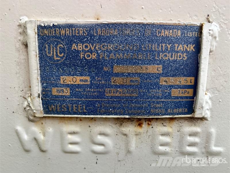  Westeel 1000 gal Diesel Fuel Tank Баки для топлива и присадок