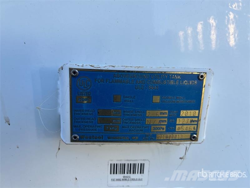 Westeel 1000 gal Fuel Tank Δεξαμενές καυσίμων και πρόσθετων