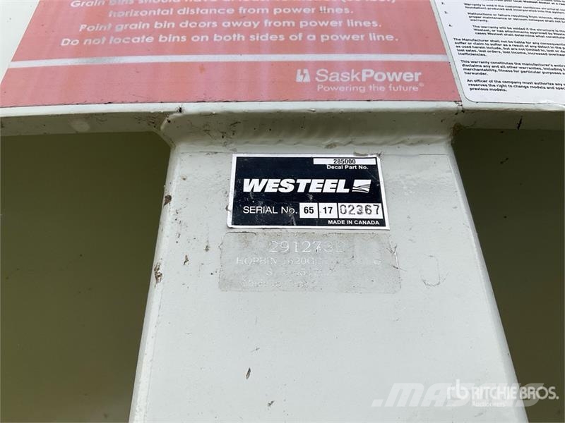 Westeel 1620 Magnum-G +/- 4000 bu Smooth Wall Hopp Macchine/unitá di lavorazione e stoccaggio/altri