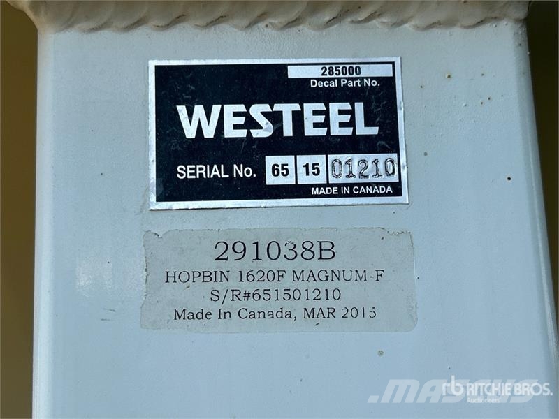 Westeel 1620F Magnum-F +/- 150 ton 5 Ring Fertiliz Gewasverwerking en opslagmachines - Overigen