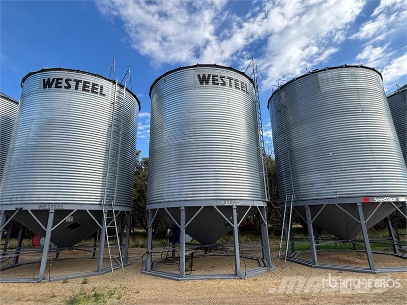 Westeel 1805 +/- 4800 bu 5 Ring Hopper Grain Bin Unidades/máquinas de processamento e armazenamento de culturas - Outros