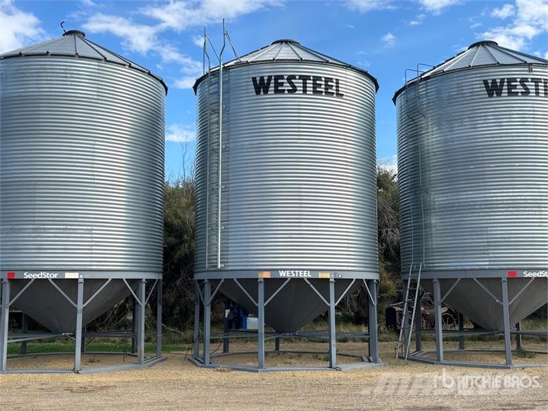 Westeel 1805 +/- 4800 bu 5 Ring Hopper Grain Bin Unidades/máquinas de processamento e armazenamento de culturas - Outros