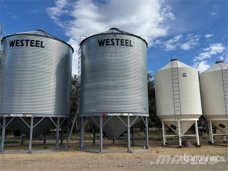 Westeel 1805 +/- 4800 bu 5 Ring Hopper Grain Bin Foredlings- og lagerhåndteringsutstyr - Annet