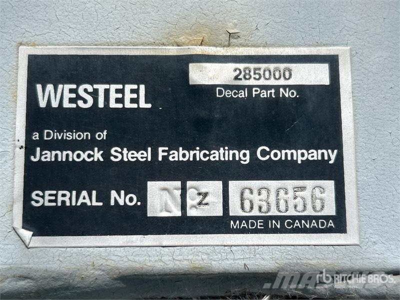  Westeel +/- 2100 bu 6 Ring Hopper Grain Bin Crop processing and storage units/machines - Others