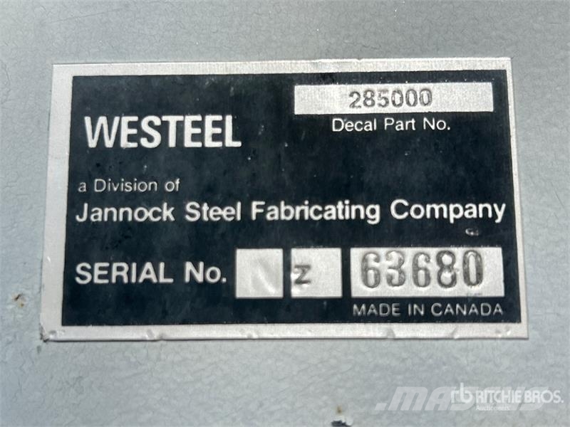  Westeel +/- 2100 bu 6 Ring Hopper Grain Bin Crop processing and storage units/machines - Others