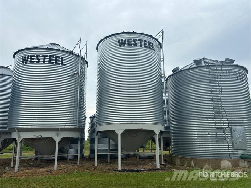  Westeel +/- 3000 bu 5 Ring Hopper Grain Bin Procesadoras de cultivos y unidades de almacenamiento / máquinas - Otros