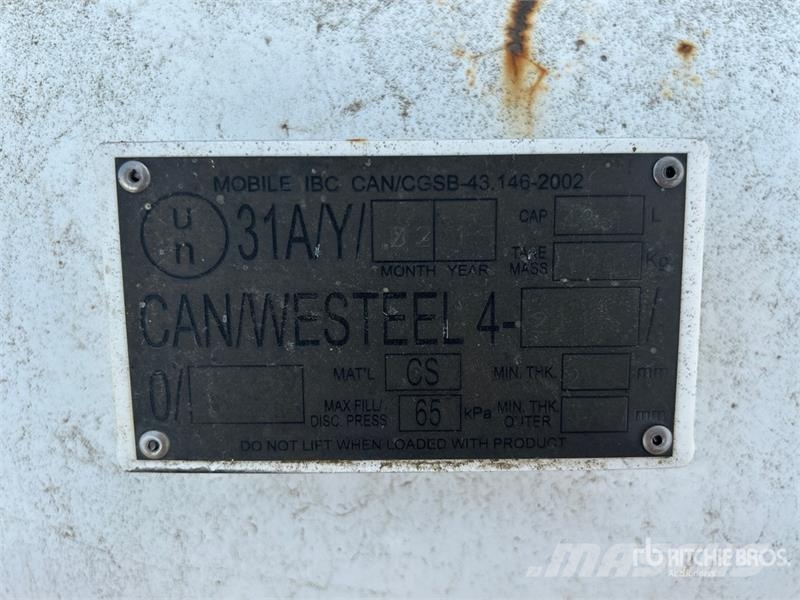  Westeel 435 L Steel Fuel Tank Depósitos de combustible y aditivos