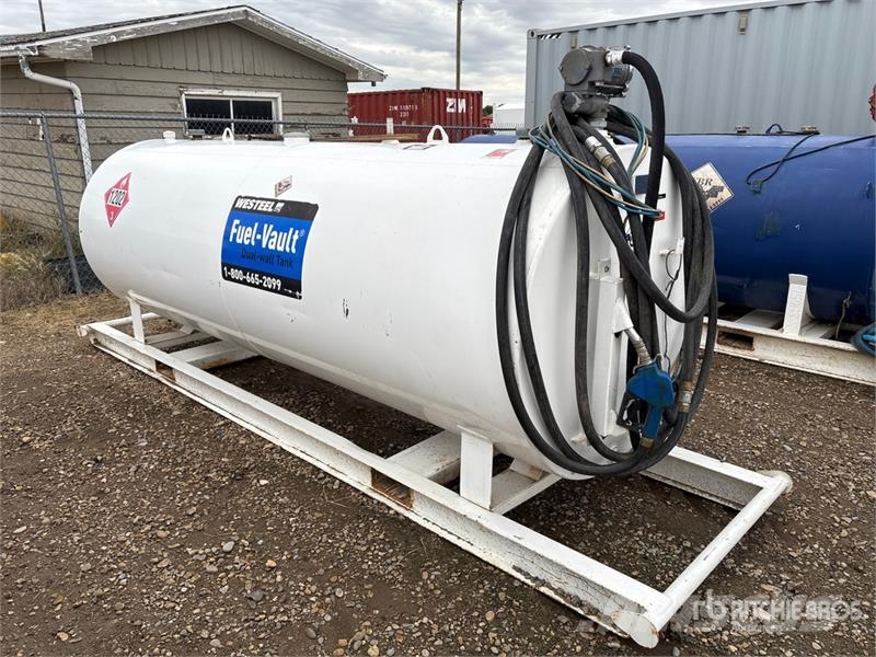 Westeel 4460 L Skid Mounted Steel Diesel Tank 연료 및 첨가제 탱크