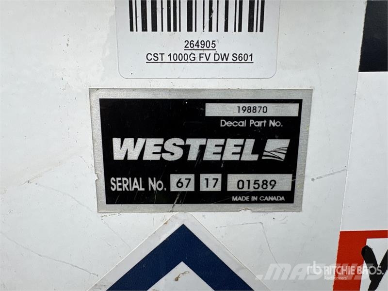  Westeel 4460 L Skid Mounted Steel Diesel Tank Brændstof- og tilsætningstank.