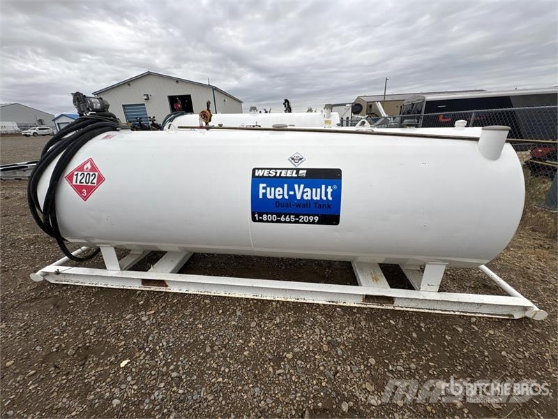 Westeel 4460 L Skid Mounted Steel Diesel Tank 연료 및 첨가제 탱크