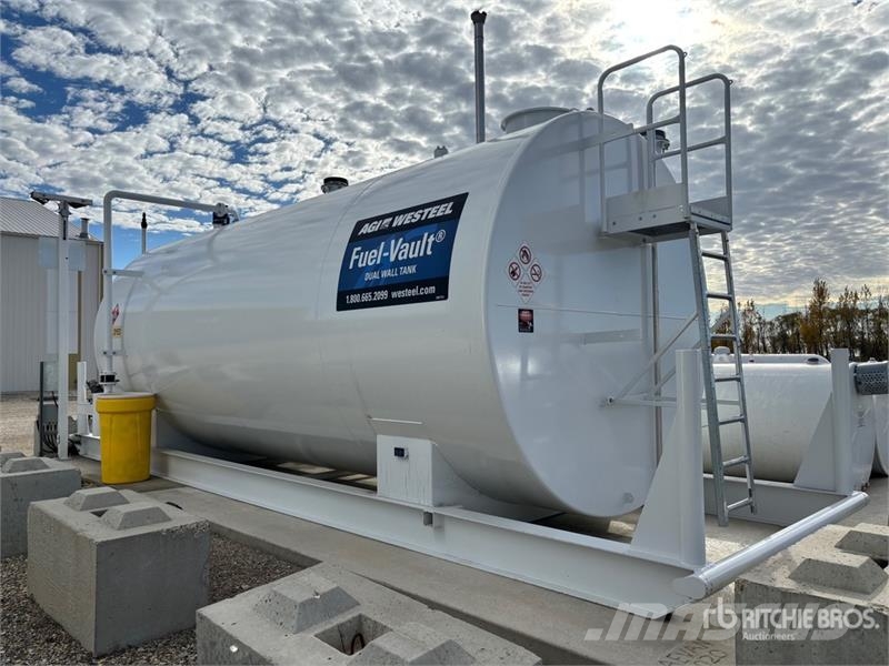 Westeel 49775 L Skid Mounted Steel Diesel Fuel Tan Üzemanyag- és adaléktartályok