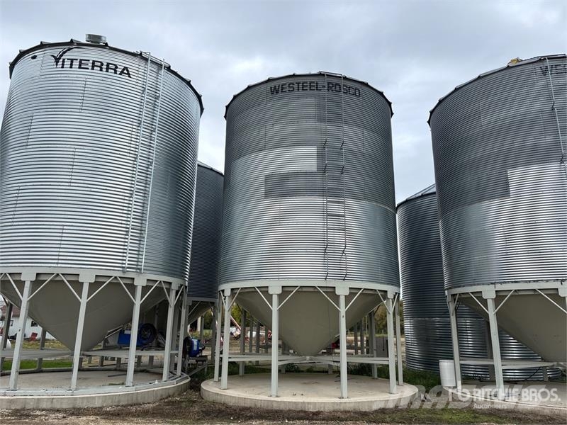Westeel +/- 5500 bu 8 Ring Hopper Grain Bin Stockage, conditionnement - Autres