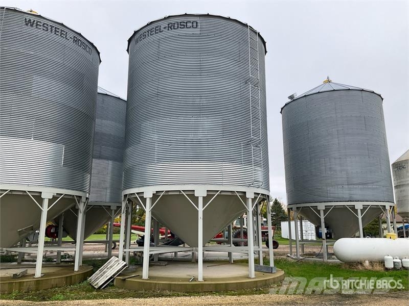  Westeel +/- 5500 bu 8 Ring Hopper Grain Bin Macchine/unitá di lavorazione e stoccaggio/altri