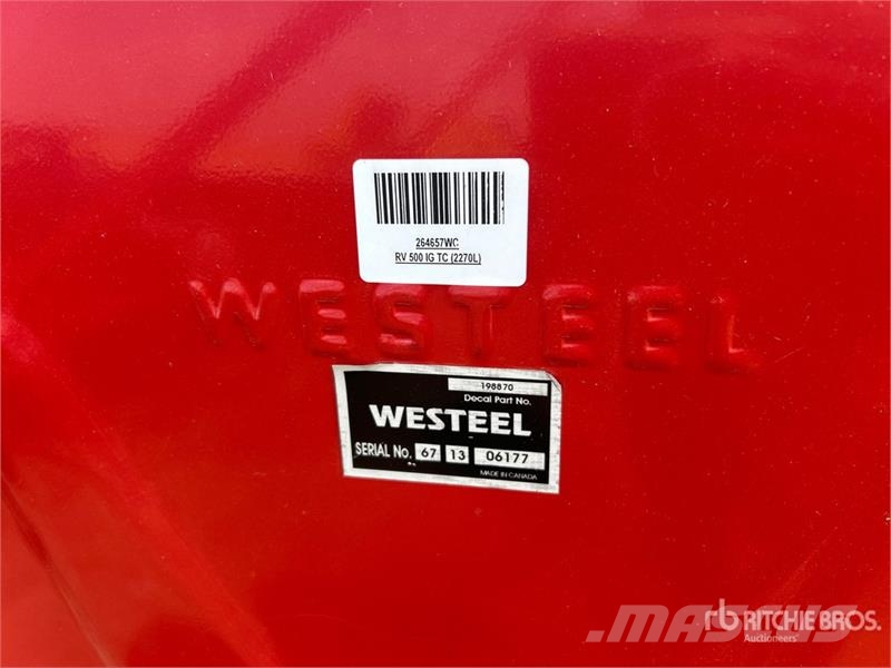  Westeel ROAD VAULT 2270 L Portable Steel Diesel Fu 연료 및 첨가제 탱크