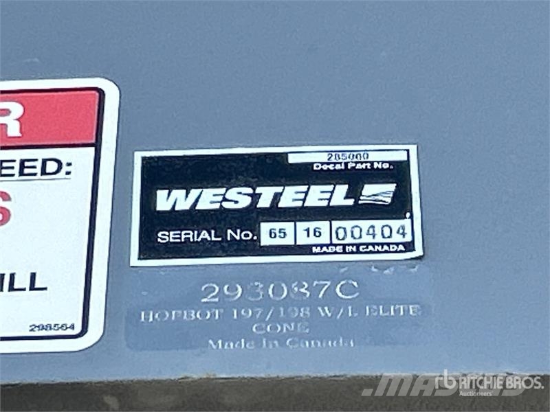  Westeel Rosco +/- 6000 bu 8 Ring Grain Bin Maszyny uprawowe,przechowalnie - Inne