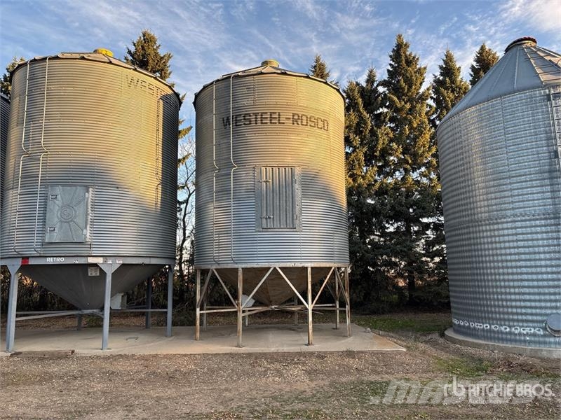  Westeel Roscoe +/- 2000 bu 6 Ring Hopper Grain Bin Sonstige Ernte Verarbeitung und -lagerung