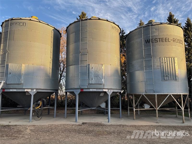  Westeel Roscoe +/- 2100 bu 6 Ring Hopper Grain Bin وحدات / آلات معالجة المحاصيل وتخزينها - أخرى