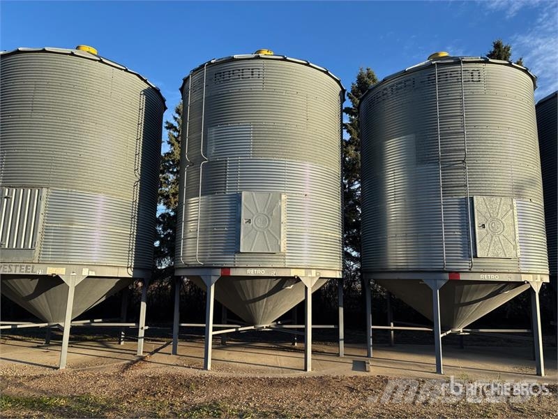  Westeel Roscoe +/- 2100 bu 6 Ring Hopper Grain Bin وحدات / آلات معالجة المحاصيل وتخزينها - أخرى