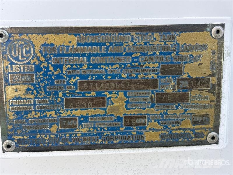 Westell 4530 L Skid Mounted Fuel Tank Kraftstoff- und Zusatzstoffbehälter