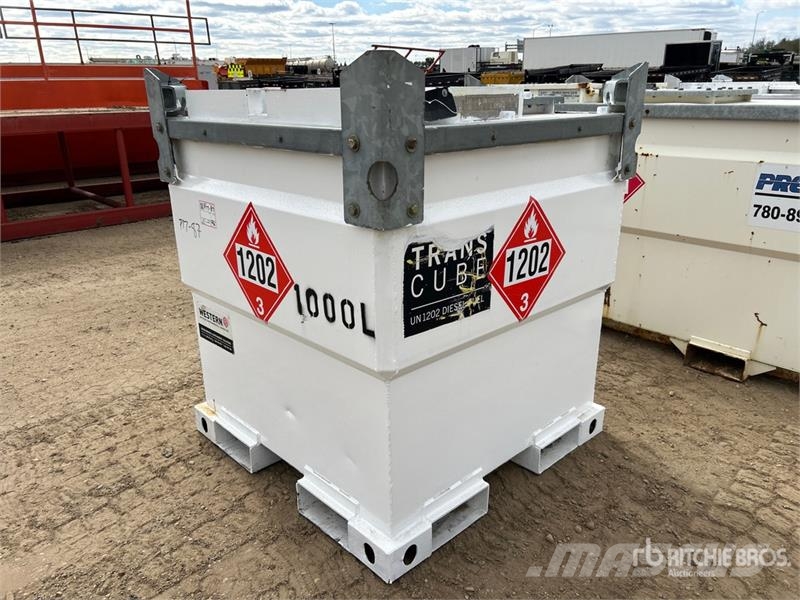 Western 1000 L Steel Trans Cube Fuel Tank Kraftstoff- und Zusatzstoffbehälter