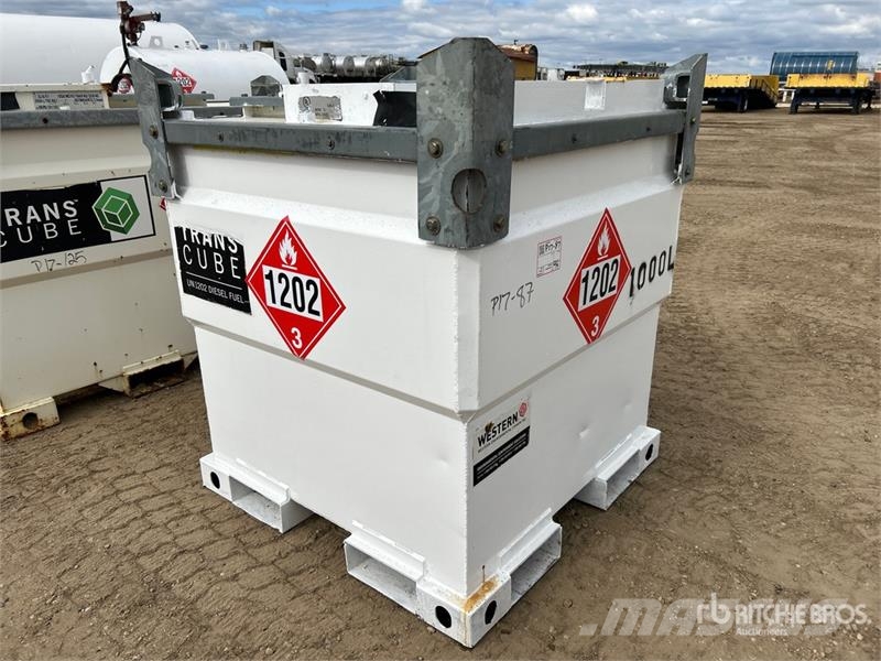 Western 1000 L Steel Trans Cube Fuel Tank Kraftstoff- und Zusatzstoffbehälter