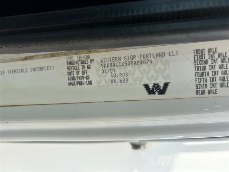 Western Star 1800 40 ton Straight Boom on Western Star 4900SA 1 شاحنات الرافعات