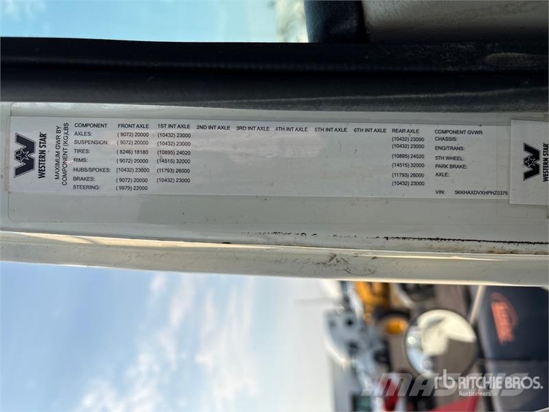 Western Star 4700 6x4 Snow Plow Truck مركبات الأغراض العامة