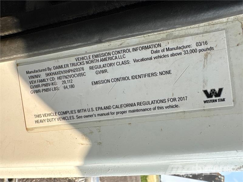 Western Star 4700 6x4 Snow Plow Truck مركبات الأغراض العامة