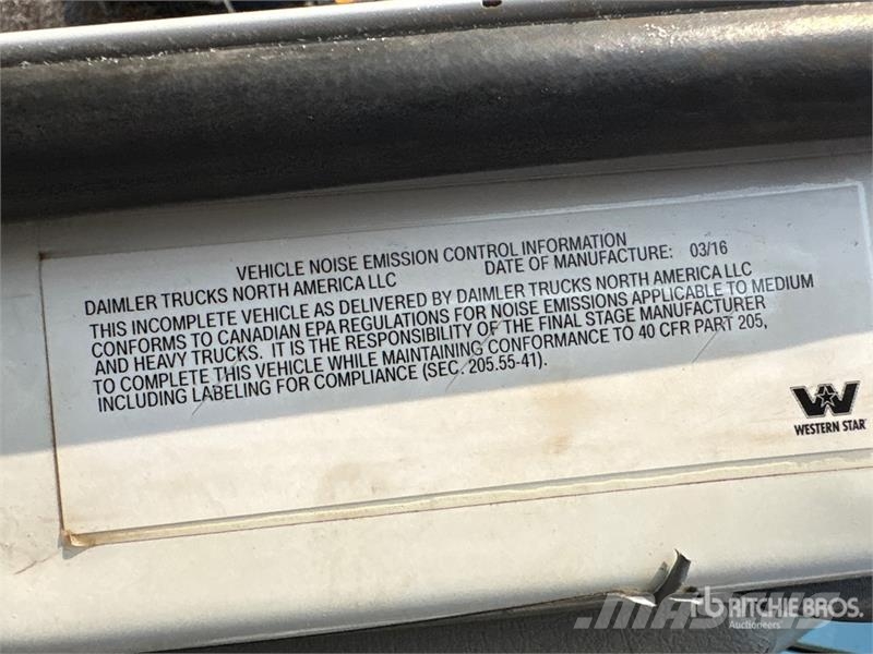 Western Star 4700 6x4 Snow Plow Truck مركبات الأغراض العامة