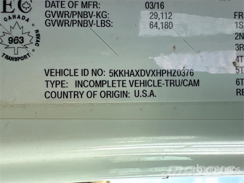 Western Star 4700 6x4 Snow Plow Truck مركبات الأغراض العامة