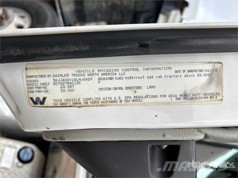 Western Star 4700 SF 6x4 T/A Day Cab Truck Tractor Седельные тягачи
