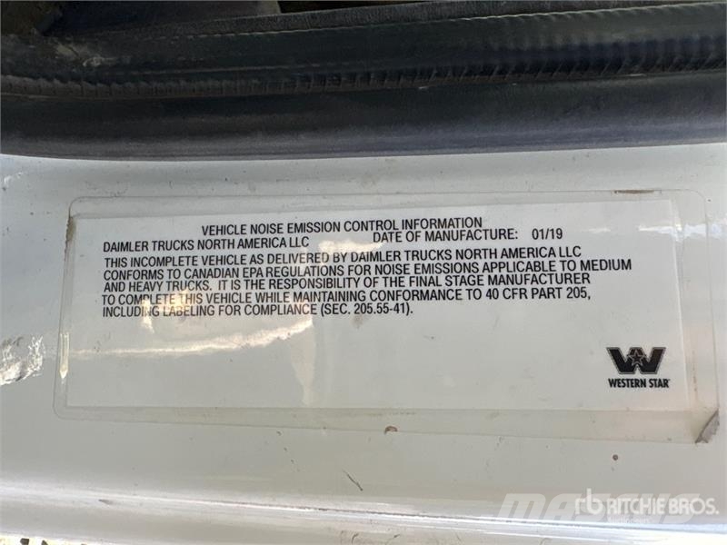 Western Star 4700SB 6x4 T/A Dump Truck Kipper