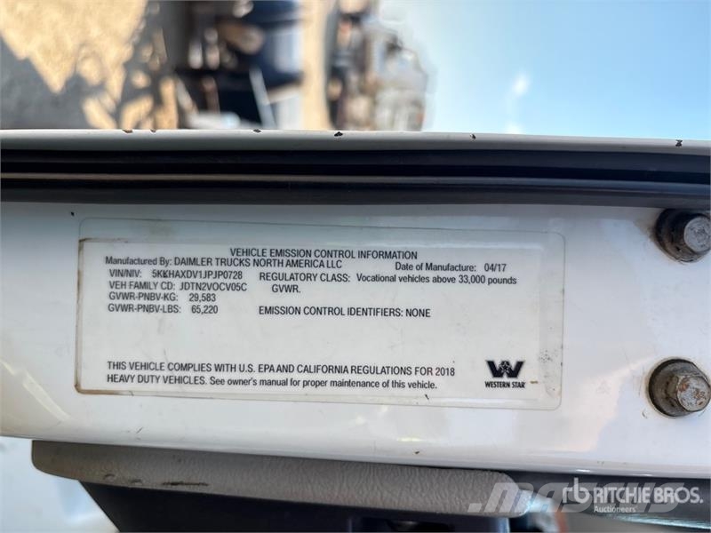 Western Star 4700SB 6x4 Snow Plow Truck مركبات الأغراض العامة