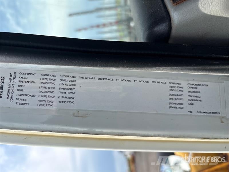 Western Star 4700SB 6x4 Snow Plow Truck مركبات الأغراض العامة