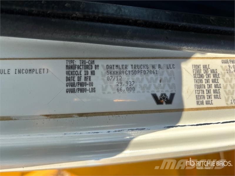 Western Star 4700SF 6x4 Snow Plow Truck Veicoli municipali