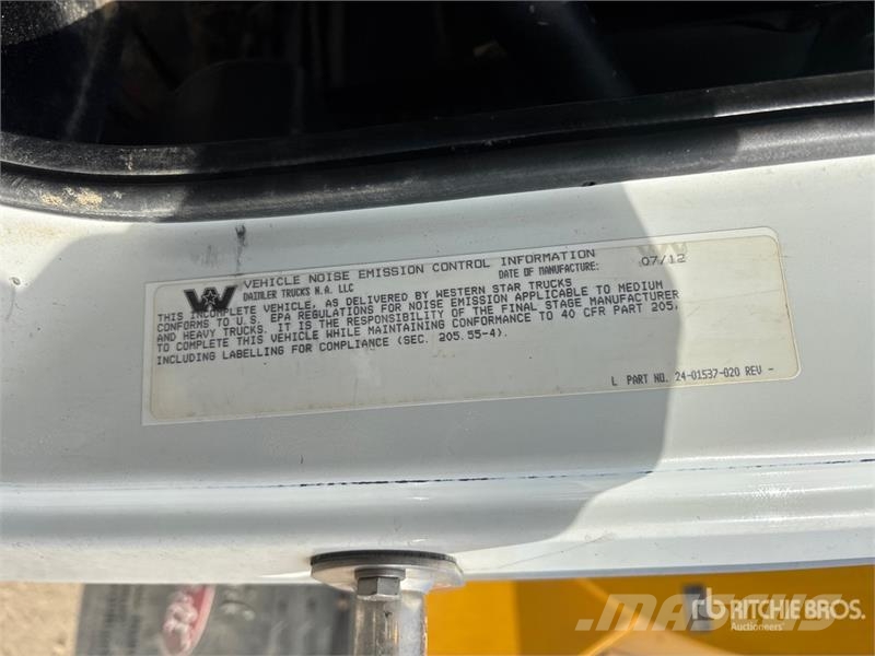 Western Star 4700SF 6x4 Snow Plow Truck Veicoli municipali