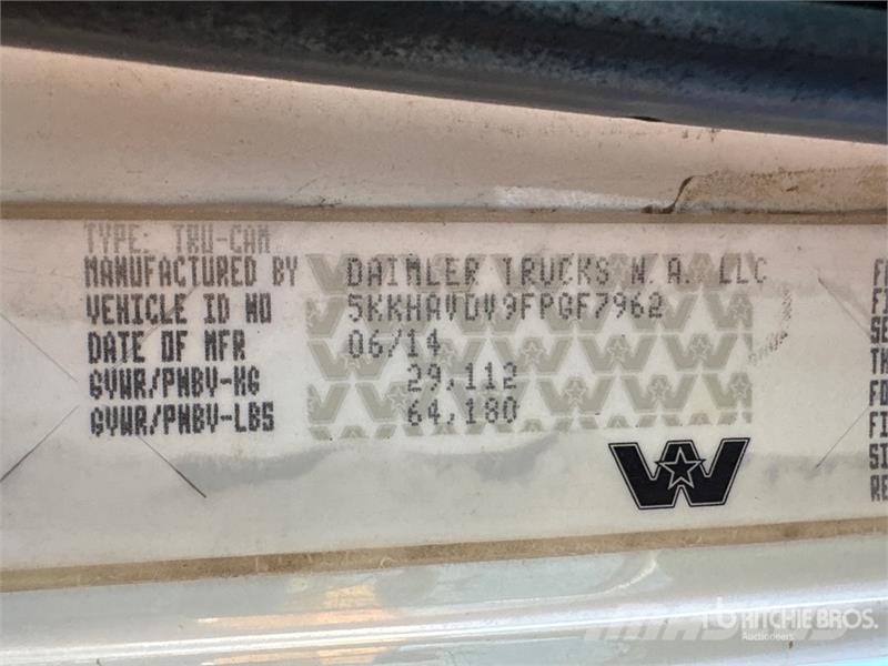 Western Star 4700SF 6x4 Spreader Truck (Inoperable) مركبات الأغراض العامة